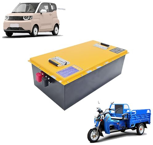 JHKJ Batteries au Lithium 64V 42Ah, 63Ah, 84Ah et 100Ah LiFePO4, remplaçables, avec BMS, pour Kits Moteurs de 2600W à 6000W destinés aux voiturettes de Golf et aux Camping-Cars,64v84ah