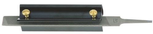 Veritas Nagelfeile, Schwarz, 140 mm, 5 mm max. Feilenstärke, 90° und 45° Anschlag, Ausrichtwerkzeug, Schärfwerkzeug
