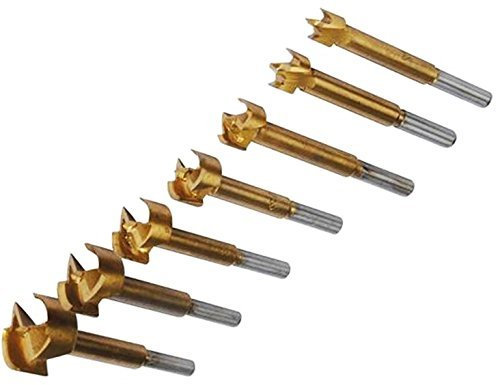 FORSTNER BIT SET 12-35 MM PCE PIECE TITANIUM COATED WOOD DRILL BIT U61