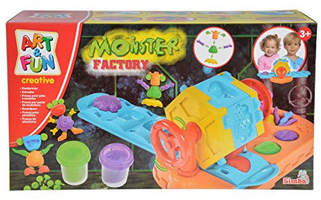 Simba 106329116 - Art und Fun Knetset Monster Factory