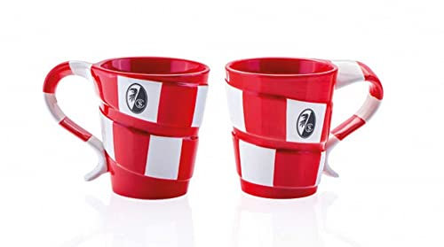 Tasse Schal SC Freiburg - Kaffeebecher, Tasse, Becher, Kaffeetasse, Kaffeepot, Mug