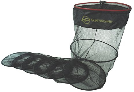 Hunter Pro 3m Match Keep Net with Quick-Dry Ventilated Stink Bag | Round Frame, Aluminium Bank Stick, Fish-Friendly Micromesh, Adjustable Angled Head