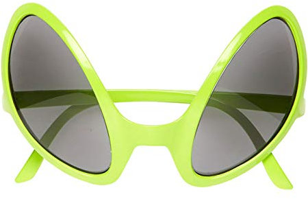 PARTY DISCOUNT Brille Alien Augen, grün