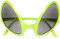 PARTY DISCOUNT Brille Alien Augen, grün