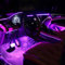 TABEN Auto Innenraum Umgebungslicht 64 Farben APP Control Auto Dekoration Atmosphäre Licht Kit Wasserdicht Glasfaser Atmosphäre Neonstreifen Kaltlichter 1W DC 12V-24V 6m