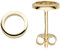 Jobo Damen Ohrstecker Kreis 333 Gold Gelbgold 7,5 mm