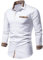 MINYIING Homme Chemise Carreaux Décontractées Manches Longues Hommes Chemises Rétro Nouveauté Mode Slim Fit Automne et Hiver Casual Respirant Créatif Shirt Tops Blouse
