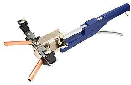 hzexun Manuelle Rohrbiegegerät Rohrbiegemaschine 6-22mm Rohrbieger mit Rückbiegevorrichtung, Kompakter Kupferratschen-Rohrbieger 1/4 bis 7/8 für Kühlung/Kühlschrank/Wartung/Hvac