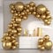 Metallic Gold Balloons – Verdickte 86 Stück Chrom Gold Luftballons verschiedene Größen 5/10/12/18 Zoll Gold Ballon Girlande Bogen Kit