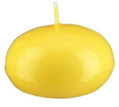 Kopschitz XXL Maxi Schwimmkerzen Gelb Ø 80 x 55 mm, 8 Stück