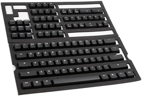 Ducky Keycaps de Layout Double-Shot - PBT Keycaps Set - Tastenkappen für Mechanische Tastatur Cherry MX Switches - 108 Tasten - US-Layout