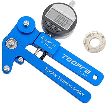 Harilla Bikes Tension Meter Speichenkalibrierungswerkzeug Radfahren für Outdoor-Sport-Fahrradliebhaber, digitales Messgerät