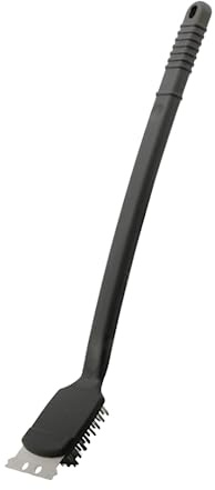 Garden Mile Grill-Reinigungsbürste – 43 cm lang, ergonomischer Griff, Grillbürste für Grill-Reinigungsbürste, langlebige Kohleborsten, Grillreiniger mit integriertem Metallschaber