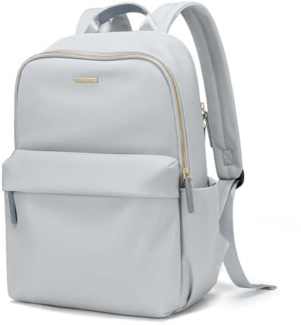 GOLF QUALITY Rucksack Damen Laptop Rucksack Schule Schulrucksack,Schulranzen für 14 Zoll Laptop, Rucksack Groß Damen Elegant für Universität Lehrer Reise Travel,Hellgrau