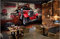 BELOKA Papier Peint Panoramique 3D Moto Dirt Vintage Avec Mur De Briques Papier Peint 3D Intissé Moderne Décoration Murale