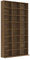 vidaXL CD Storage Cabinet – Brown Oak Engineered Wood – Spacious CD/DVD Storage Unit – Multifunctional Office Cabinet/Shelf/Cupboard with Easy Cleaning Feature Product Subtitle 50:AMPLE STORAGE ...