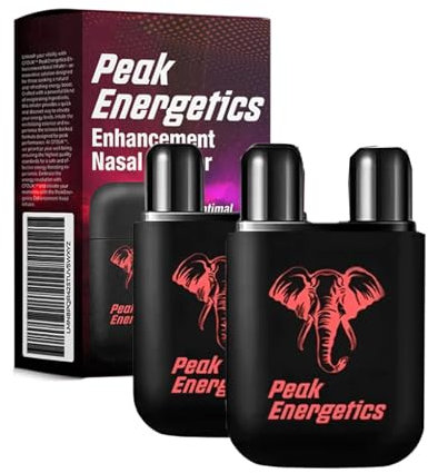 PeakEnergetics Enhancement Naseninhalator,Atemwegsreinigungs-Aerosolisator,Atemwegsreinigung Kräuter-Nasen-Aerosolisator,Leistungsstarke Lungenunterstützung,Reinigen & Atmen (2pcs)