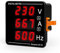 DEWIN Digitales Voltmeter Amperemeter, AC Spannungsmessgerät Watt Messgerät Multifunktions Multimeter Voltmeter Amperemeter Frequenzmesser 120A AC 50–500V