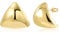 Gold Ohrringe Dreieck Ohrstecker für Damen, Große Klobige Ohrstecker Sterling Silber Große Dreieck Ohrstecker Hypoallergen Große Dicke Ohrringe Statement Dreieck Ohrringe Ohrstecker Damen Mädchen