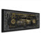 Kunstwelten24 Leinwandbild Auto Wandbild Motivation Kunstdruck XXL Wanddeko Geländewagen Größe 75x30x2cm