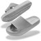 SCHLAPPY™ Original Badeschuhe für Damen&Herren, Badelatschen&Wolkenschuhe 100% Plastikfrei, Wasserfest&Rutschfest (Grau, EU Schuhgrößensystem, Erwachsene, Numerisch (von/bis), M, 44, 45)