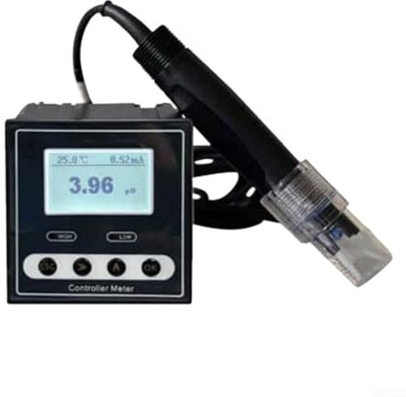 Zoegneer PH-110 Meter mit LCD-Display, 0,02 pH Genauigkeit ORP Industrial PH Controller Monitor