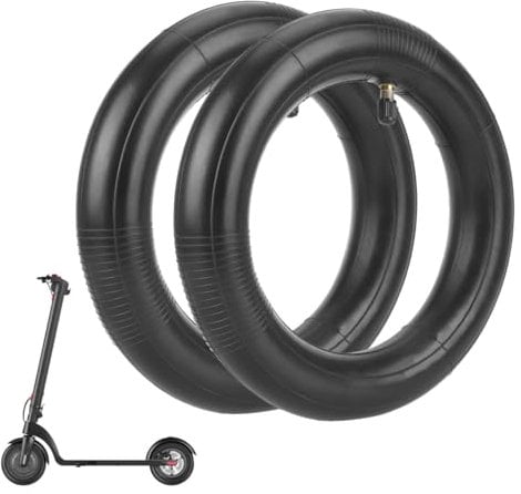 Youery 2 Stück 8,5 Zoll E Scooter Verdickter Schlauch, E Scooter 8 1/2 x2 Ersatzreifen Doppelte Stärke Schlauch für Xiaomi M365 / 1S / Pro2, Abriebfest & Rutschfest, Nicht Leicht Undicht (8.5 X 2 in)