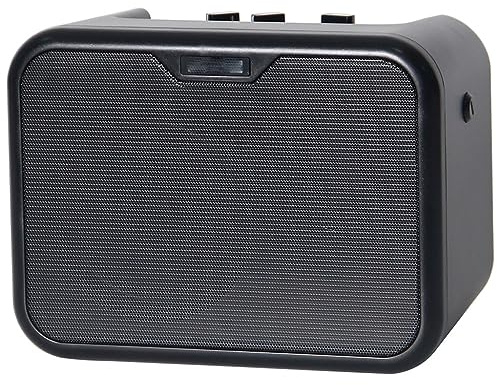 ZHCHAO Mini Portable Electric Guitar Amplifier Speaker 10Watt Amp OD/Clean Channels with Power Adapter