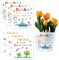 6Stück Aufkleber für den Blumentopf Abschiedsgeschenk Erzieherin,Danke Dass du mir Beim Wachsen Geholfen Hast Aufkleber,Kindergarten Abschiedsgeschenk,Danke Erzieher Geschenke