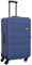 SIGN Stoffkoffer Reisekoffer Trolley (Handgepäck-Mittel-Groß-Set) + 5cm Dehnungsfuge (Blau, Handgepäck (60cm))