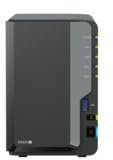 Synology DS224+ Station de disque, NAS à 2 baies (Intel Celeron J4125 4-Core 2,0 GHz, 2 Go DDR4 RAM 2 x RJ-45 1 GbE), 44 To avec 2 disques durs de 22 To