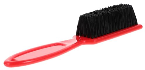 FIXOSHEE Bartbürste Herren Kurzhaar Stylingbürste Mit Langlebigen Borsten Rot Friseur Salon Gesichtsbürste