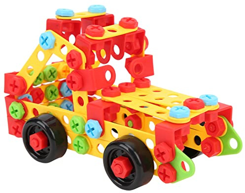 Electric Drill Screw Nut Building Play Set Toys for Learning Age 3+, Engaging Engineering Puzzle Kit for Kids Made of Eco-friendly Plastic (English packaging 404pcs without storage)