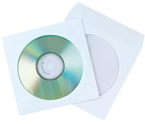 Q-Connect KF02206 EDV-Zubehöre CD Hüllen Papier, 50 stück (1er Pack)