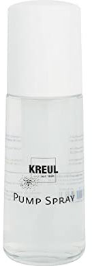 KREUL 81340 - Pump Spray Leerflasche, 110 ml, Durchmesser ca. 5,7 cm, Höhe ca. 17 cm, ideal zum Sprühen von wässrigen Farben oder Wasser, inklusive Ersatzsprühkopf