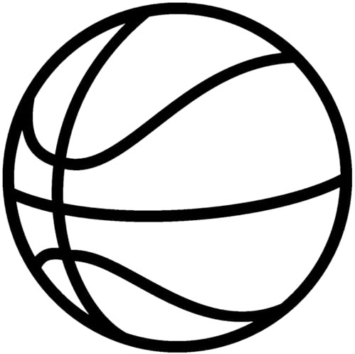 Samunshi® Autosticker Basketball Aufkleber 10 x 10cm schwarz
