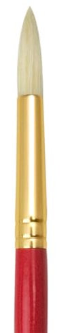 Economy Artist Paint Brush White Bristle No. 10