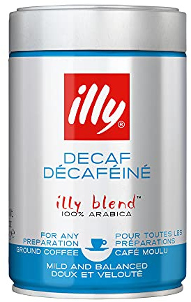 Illy Espresso Decaffeinato 12 x 250g gemahlen