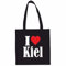 Reifen-Markt Tasche I Love Kiel Größe 38x42 Farbe Schwarz Druck Weiss