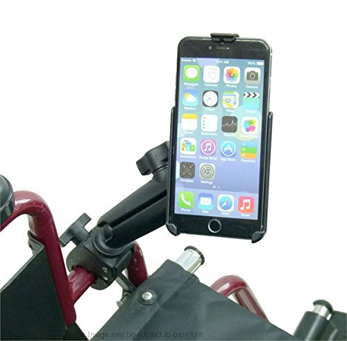 Ram Model Specific Cradle for iPhone 6 Plus with Long Arm & Tough Claw Wheelchair Mount (sku 21501)