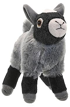 Wild Republic Cuddlekins Mini Ziege, Stofftier, Baby-Geschenk für Mädchen und Jungen, Kinder Plüschtier, Kuscheltier Für Babys, Spielzeug aus Recyclingmaterial, 20 cm, 8