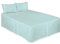 ARLINENS Luxury Plain Dyed Poly Cotton Platform Base Valance Sheet in Following Colours and Sizes (KING, DUCKEGG)