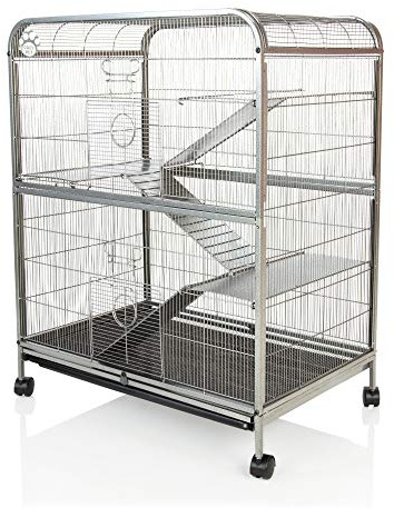 Cozy Pet Rodent Cage 9mm bar spacing for Rat, Ferret, Chinchilla, Degu or other Small Pets, Large Rodent Cage RC01