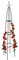 Relaxdays 2 Enrejados Metal, 190cm, Soportes Plantas Trepadoras, Tutor Rosas y Enredaderas, Columna, Jardín y Huerto, Verde