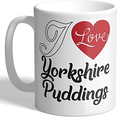 I Love Mugs - I Love Yorkshire Puddings - Mug, Ceramic, 11fl.oz.
