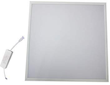 TECNOLUX EURO Panel De LED Cuadrado de 60x60 cm, Con Marco De Aluminio (AC85-256) 60W 4800 lumens, luz cálida 3000K