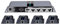 PremiumCord HDMI 1-4 Splitter + 4X Extender über Patchkabel CAT6 / 6a / 7, mit Netzteil, Metallgehäuse, Video Auflösung Full HD 1080p 60Hz, 3D, HDCP, Farbe schwarz
