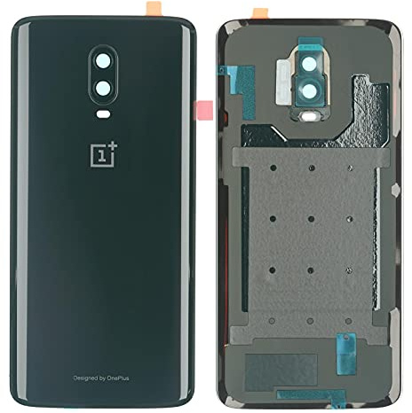 OnePlus 6T Gehäuse Back Cover Deckel Rückseite Kamera Linse Glas Midnight Black schwarz