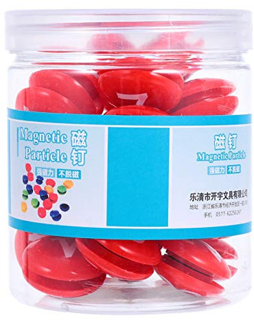 TOYANDONA Magnete 1-50 Zahlen Haftmagnete für Whiteboard Magnettafel Kühlschrank Magnetwand Pinnwand Mathe Unterricht 1 Box (Rot)