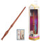 HARRY POTTER - BAGUETTE MAGIQUE DELUXE LUNA LOVEGOOD WIZARDING WORLD - Baguette Magique Authentique Luna Lovegood 30 cm Avec Carte de Sorts - 6062059 - Jouet Enfant 6 ans